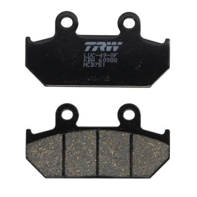 Klocki Hamulcowe TRW MCB751 Organic Przód / Tył