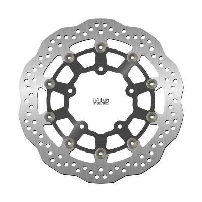 Tarcza hamulcowa NG1041 Falowana środek aluminiowy