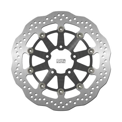 Tarcza hamulcowa NG458 Falowana środek aluminiowy