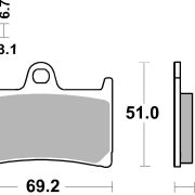 Klocki hamulcowe Brembo 07YA23 Sinter SA