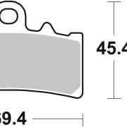 Klocki hamulcowe Brembo 07GR18 Sinter SA