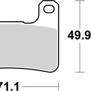Klocki hamulcowe Brembo 07SU27 Sinter SA