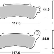 Klocki hamulcowe Brembo 07HO57 Sinter SA