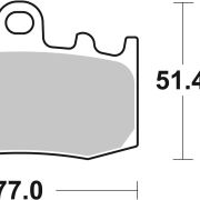 Klocki hamulcowe Brembo 07BB26 Sinter SA