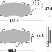 Klocki hamulcowe Brembo 07KA19 Sinter SA