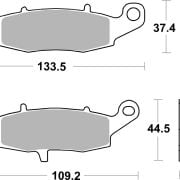 Klocki hamulcowe Brembo 07KA18 Sinter SA