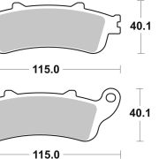 Klocki hamulcowe Brembo 07HO42 Sinter SA