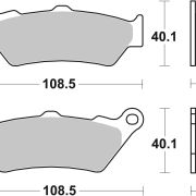 Klocki hamulcowe Brembo 07BB03 Sinter SP