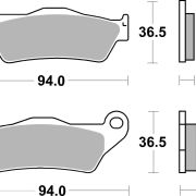 Klocki hamulcowe Brembo 07BB28 Sinter SP