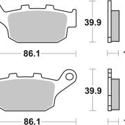 Klocki hamulcowe Brembo 07HO27 Sinter SP