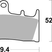Klocki hamulcowe Brembo 07SU19 Sinter SA