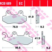 Klocki Hamulcowe TRW MCB689 Organic