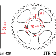 JT Zębatka Tylna JTR1206 rozmiar 428 Standardowa