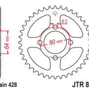 JT Zębatka Tylna JTR838 rozmiar 428 Standardowa