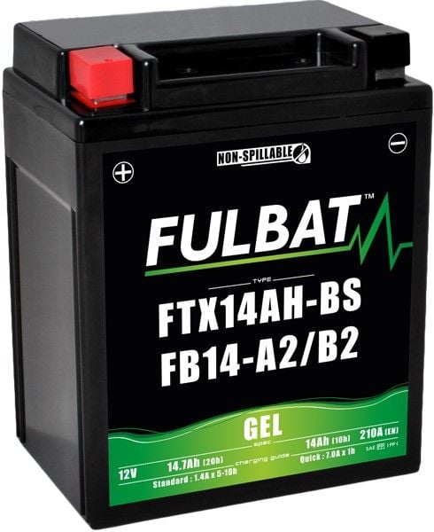 Akumulator żelowy Fulbat YB14-A2/YB14-B2/YTX14AH-BS (bezobsługowy) 