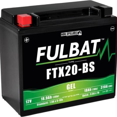 Akumulator żelowy Fulbat YTX20-BS (bezobsługowy)