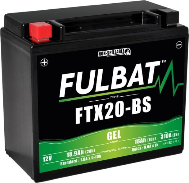 Akumulator żelowy Fulbat YTX20-BS (bezobsługowy) 