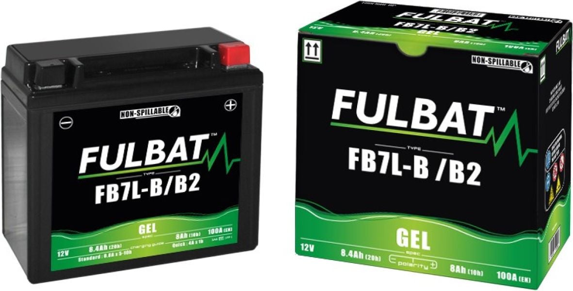 Akumulator żelowy Fulbat YB7L-B/YB7L-B2 (bezobsługowy) 