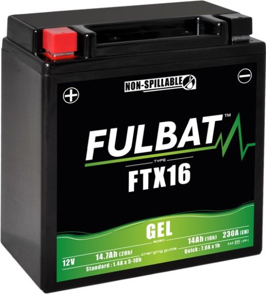 Akumulator żelowy Fulbat YTX16 (bezobsługowy) 