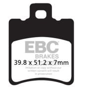 Klocki hamulcowe EBC SFA193 skuterowe Organic