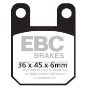 Klocki hamulcowe EBC SFA115 skuterowe Organic