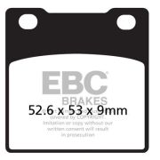 Klocki hamulcowe EBC FA063 Sinter street