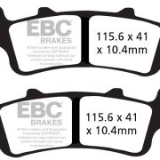 Klocki hamulcowe EBC FA261/2 Półmetaliczne