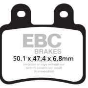 Klocki hamulcowe EBC FA350 Organic