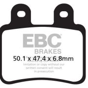 Klocki hamulcowe EBC SFA350 skuterowe Organic
