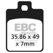 Klocki hamulcowe EBC SFA260 skuterowe Organic