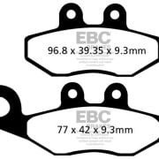 Klocki hamulcowe EBC SFA353 skuterowe Organic