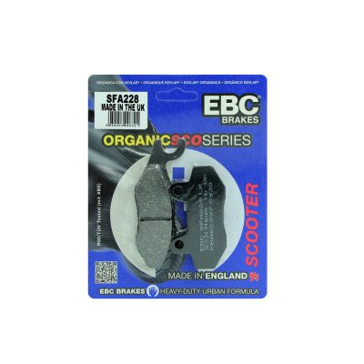 Klocki hamulcowe EBC SFA228 skuterowe Organic Przód / Tył
