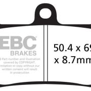 Klocki hamulcowe EBC FA380 Sinter street