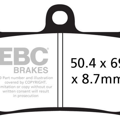 Klocki hamulcowe EBC FA380 Sinter racing Przód