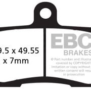 Klocki hamulcowe EBC FA347 Sinter street