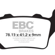 Klocki hamulcowe EBC SFA213 skuterowe Organic