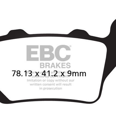 Klocki hamulcowe EBC SFA213 skuterowe Organic Tył