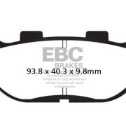 Klocki hamulcowe EBC FA199 Półmetaliczne