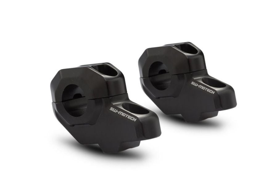 Zestaw Podwyższający Kierownicę Sw-Motech 22Mm Podwyższenie 30Mm Przesunięcie 21Mm Black 
