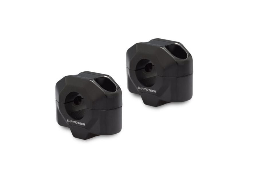 Zestaw Podwyższający Kierownicę Sw-Motech 22Mm Podwyższenie 20Mm Black 