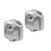 Zestaw Podwyższający Kierownicę Sw-Motech 22Mm Podwyższenie 25Mm Silver 