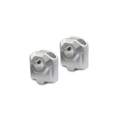 Zestaw Podwyższający Kierownicę Sw-Motech 22Mm Podwyższenie 30Mm Silver