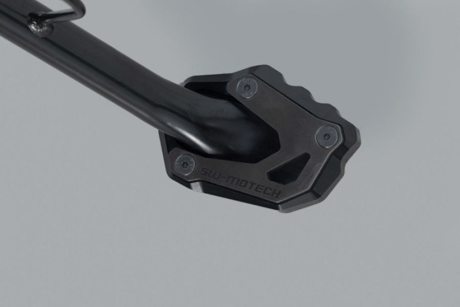 Nakładka Nóżki Bocznej Sw-Motech Suzuki Models Black/Silver 