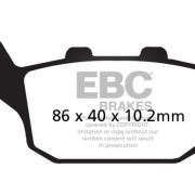 Klocki hamulcowe EBC FA140 Organic