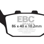 Klocki hamulcowe EBC SFA140 skuterowe Organic