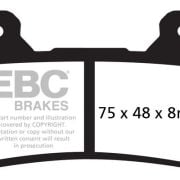 Klocki hamulcowe EBC FA390 Sinter street