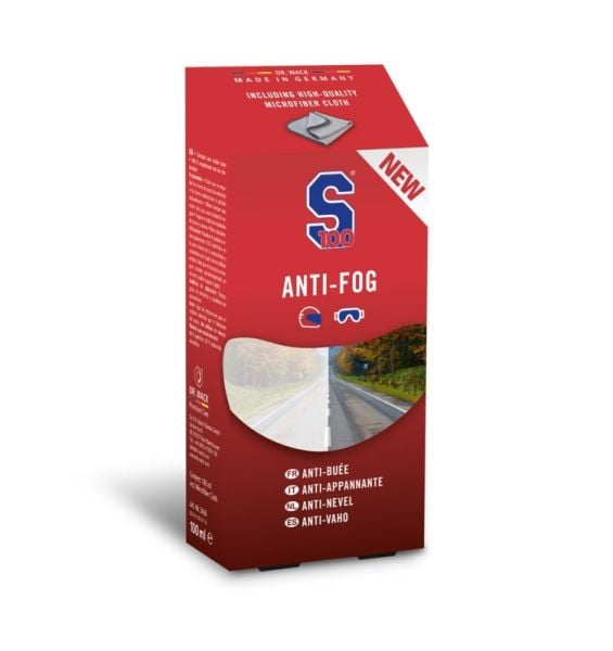 Środek Przeciwmgielny + ściereczka z mikrofibryS100 Anti-Fog 