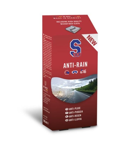 Środek Przeciwdeszczowy + ściereczka z mikrofibry S100 Anti-Rain 