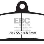Klocki hamulcowe EBC FA236 Sinter street