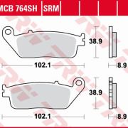 Klocki Hamulcowe TRW MCB764 Sinter scooter